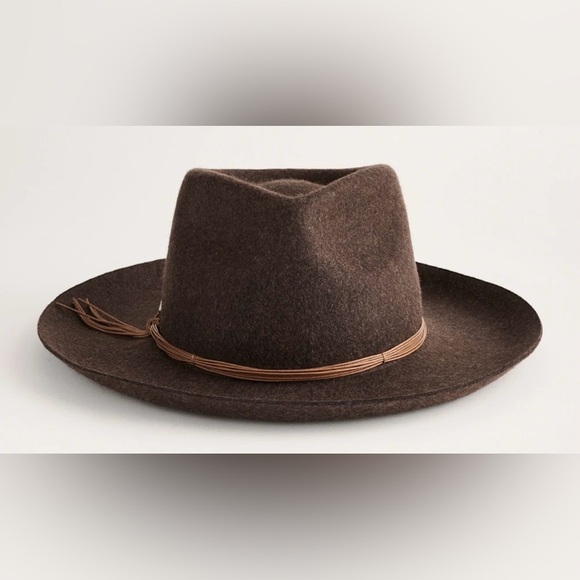 Pendleton Women’s Cassandra Whiskey Brown Wool Felt Hat Fedora S/M NWTs main image 13
